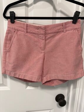 J. Crew Dusky Rose Cotton Blend Jean Shorts